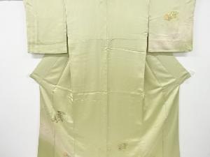 リサイクル　金彩扇面に菊松梅模様訪問着